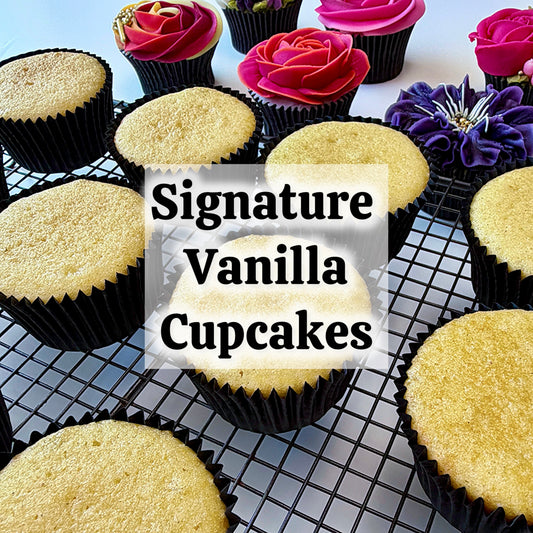 Signature Vanilla Cupcakes