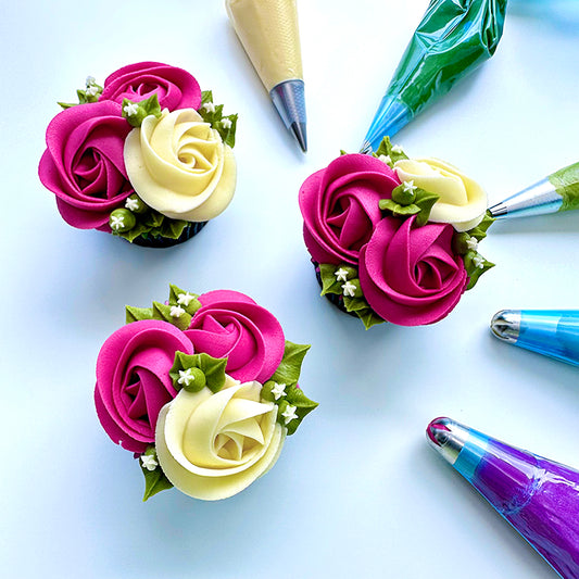 Trio of rosettes